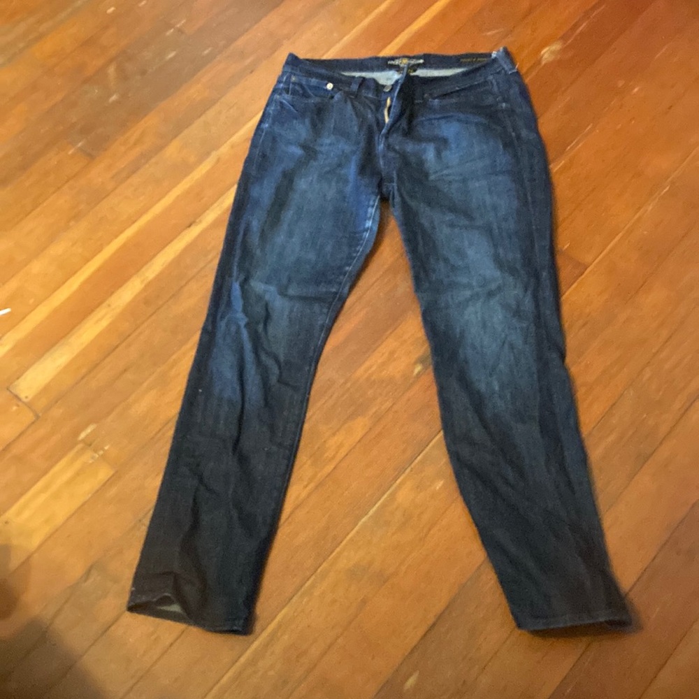 Lucky Brand jeans, dark wash, Sweet n Straight, 14/32